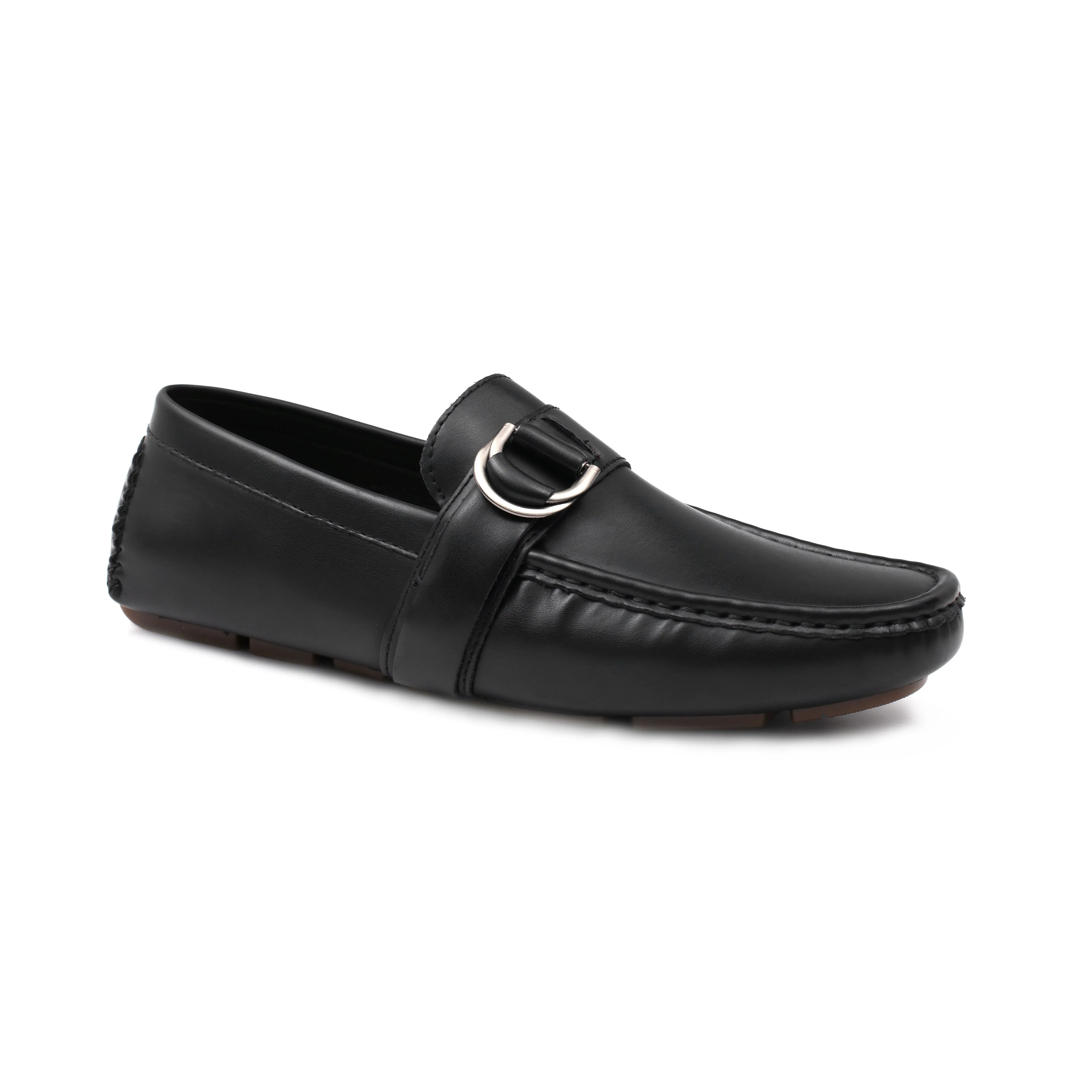 Charter Buckle Loafers - Black