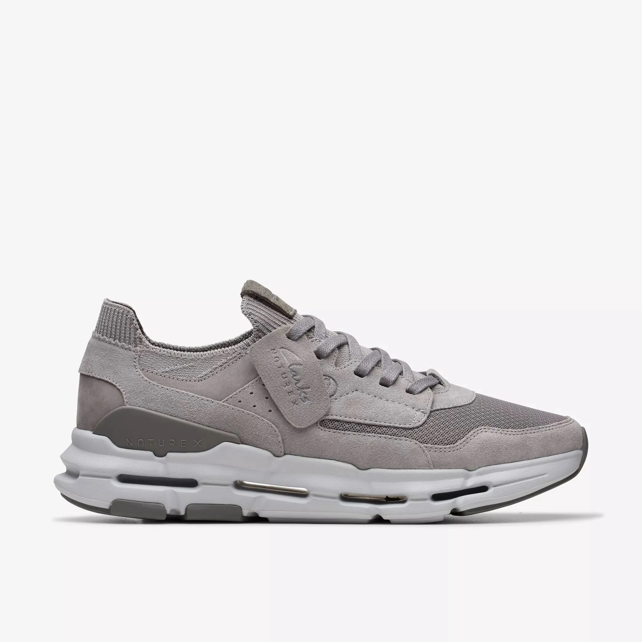Clarks Men's NXE Lo Dark Grey Suede 26173539