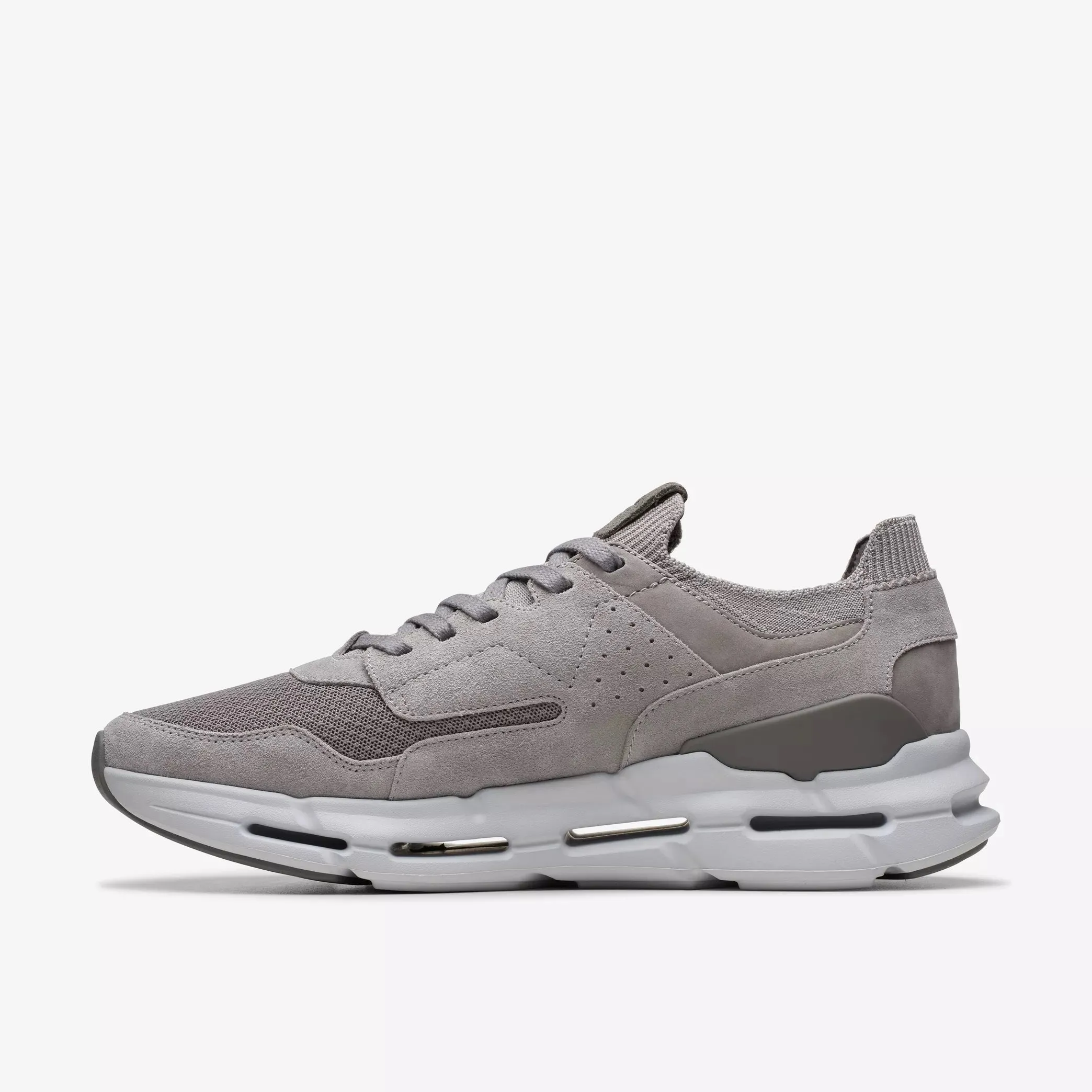 Clarks Men's NXE Lo Dark Grey Suede 26173539