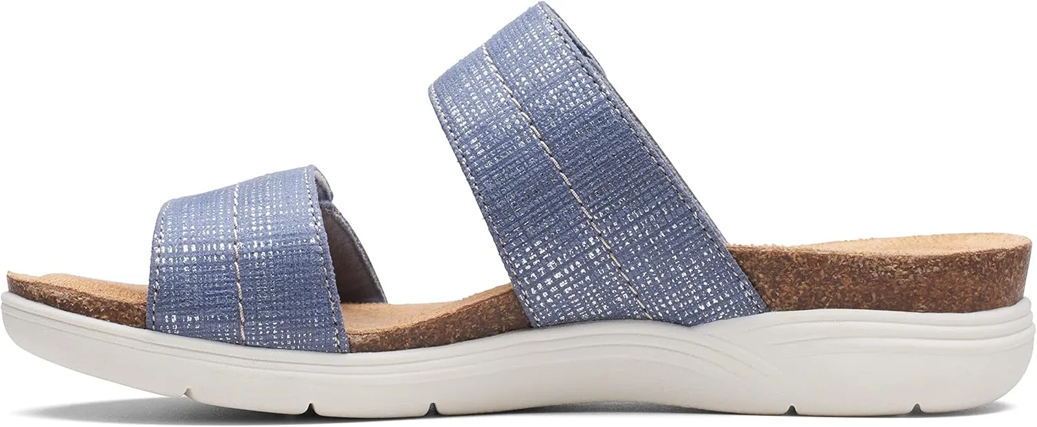 Clarks Women's April Dusk Slide Sandal