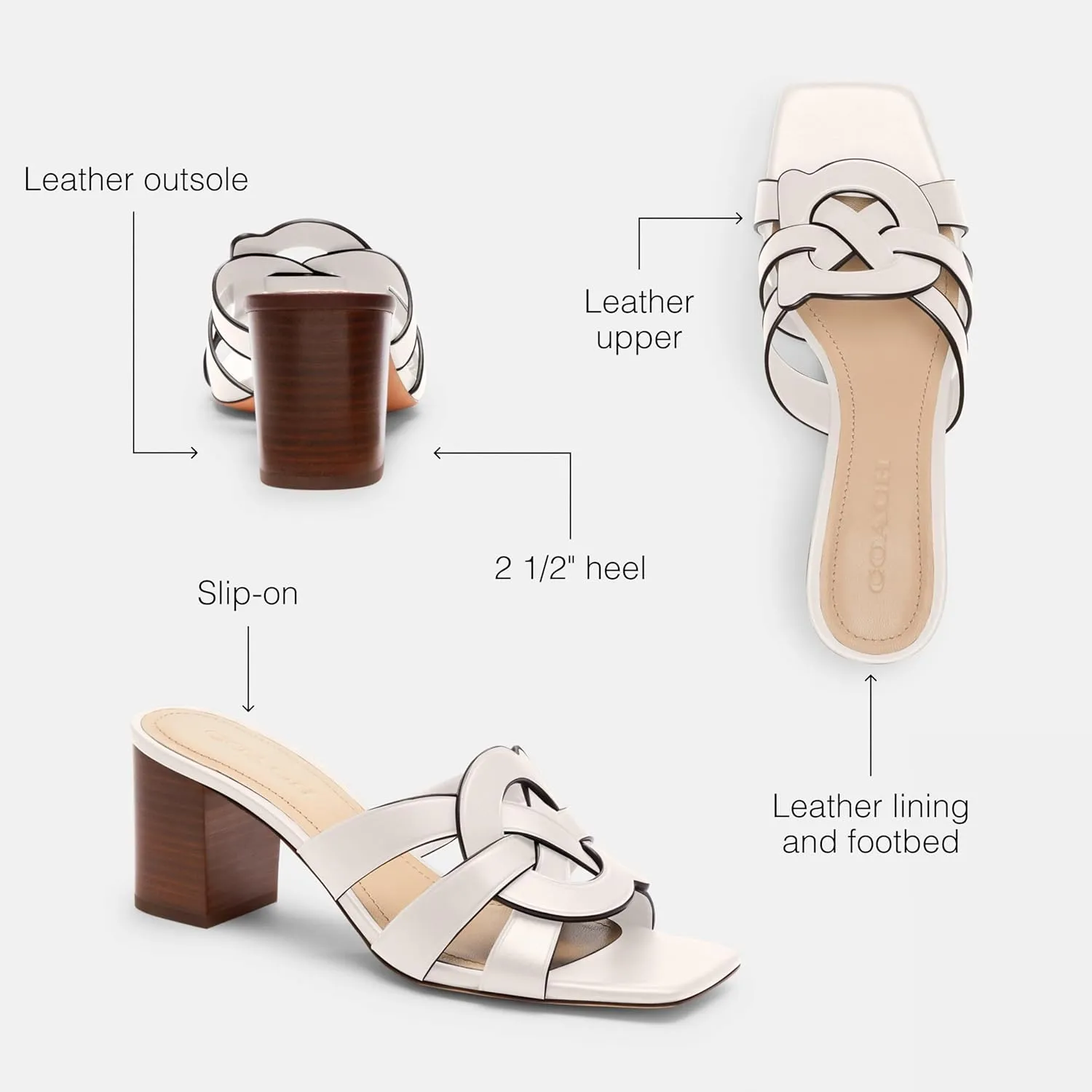 Coach Women's Nikki Slip-On Sandal