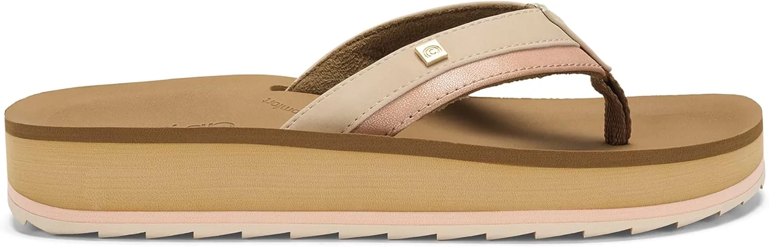 Cobian Women's Sandal Reya Rise Flip Flops