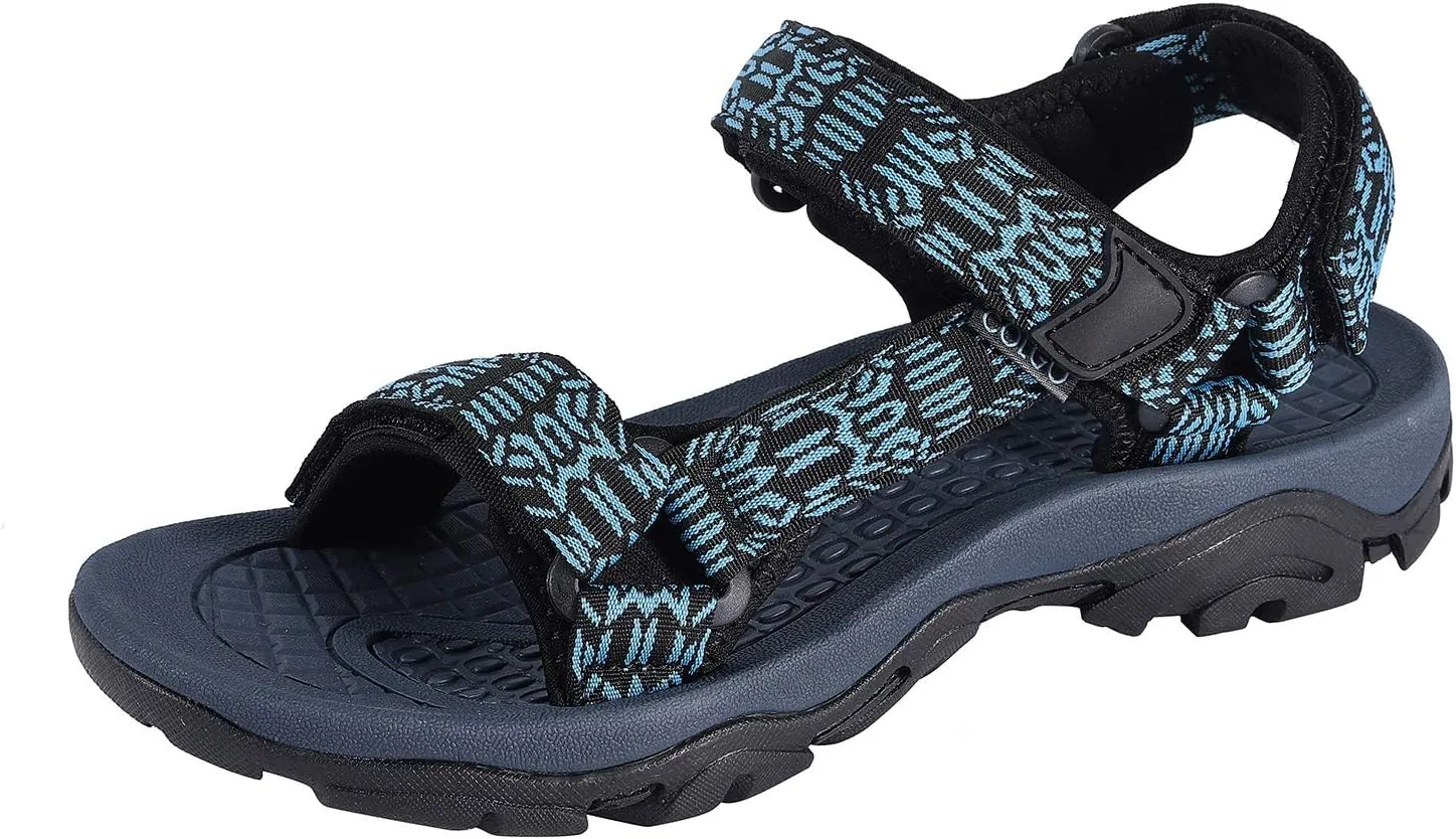 Colgo Men's Sport Sandals Comfort Classic Athletic Hiking Sandals with Arch Support Outdoor Wading Beach Water Shoes