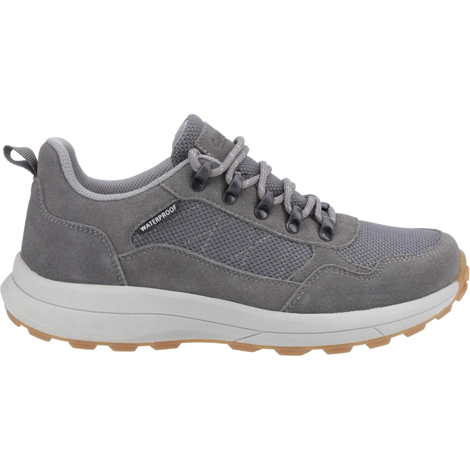 Cotswold Elmfield Suede Mesh Men's Grey Trainers