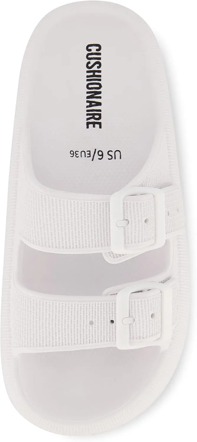 CUSHIONAIRE Women's Fame recovery cloud slide with  Comfort
