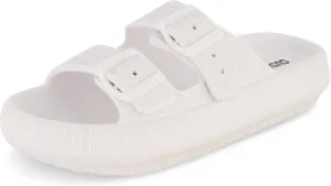 CUSHIONAIRE Women's Fame recovery cloud slide with  Comfort