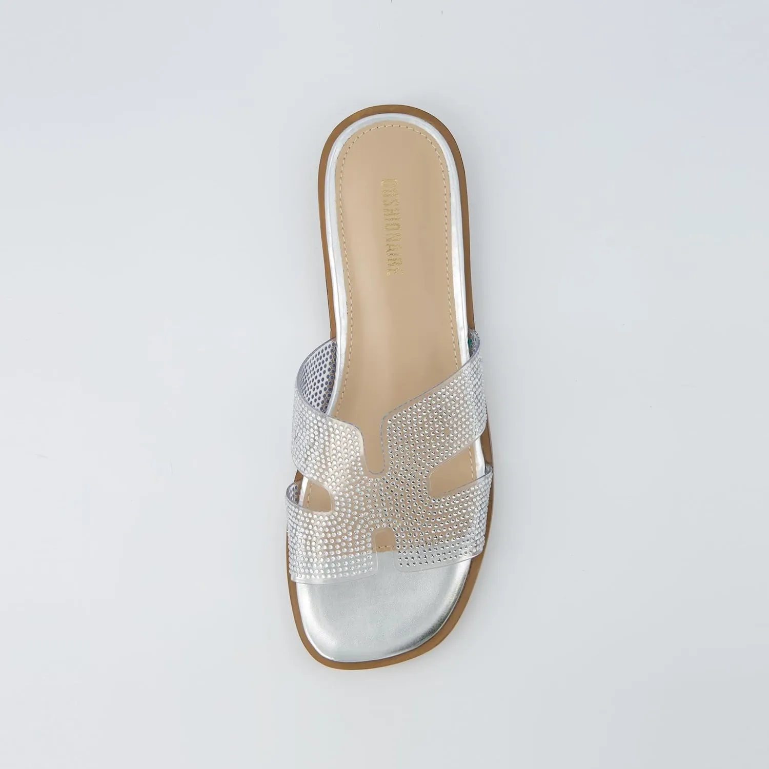 CUSHIONAIRE Women's Voyage slide sandal  Memory Foam, Wide Widths Available