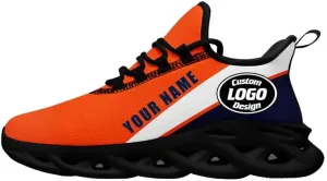 Custom Mens Baseball Shoes Personalized Lightweight Running Sneakers Lace-up Hiking Sport Shoes Casual Footwear