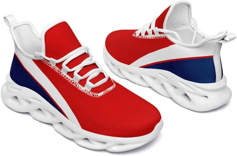 Custom Mens Baseball Shoes Personalized Lightweight Running Sneakers Lace-up Hiking Sport Shoes Casual Footwear