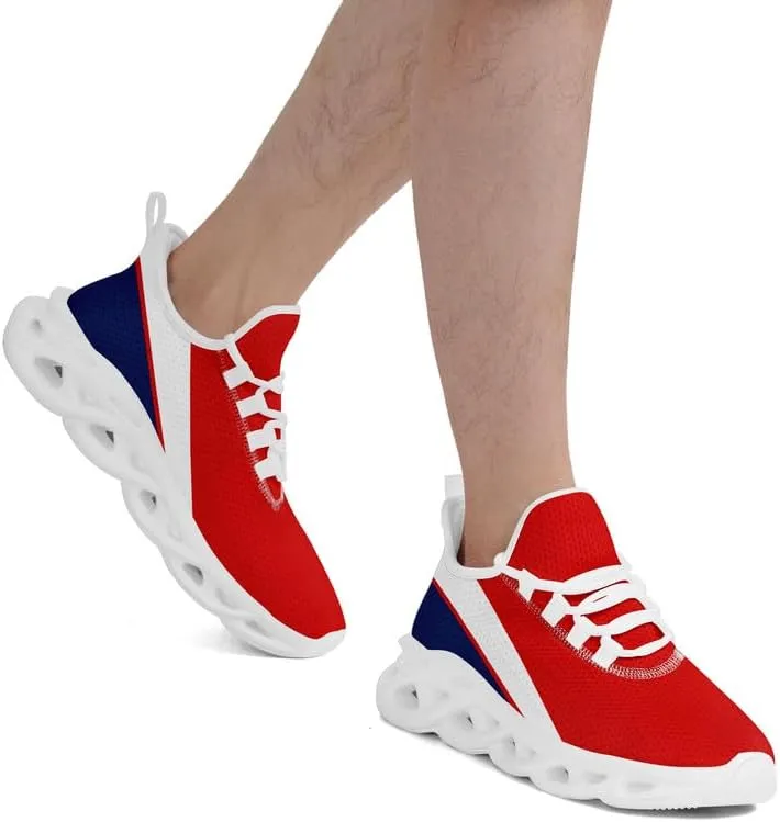 Custom Mens Baseball Shoes Personalized Lightweight Running Sneakers Lace-up Hiking Sport Shoes Casual Footwear