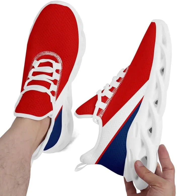 Custom Mens Baseball Shoes Personalized Lightweight Running Sneakers Lace-up Hiking Sport Shoes Casual Footwear