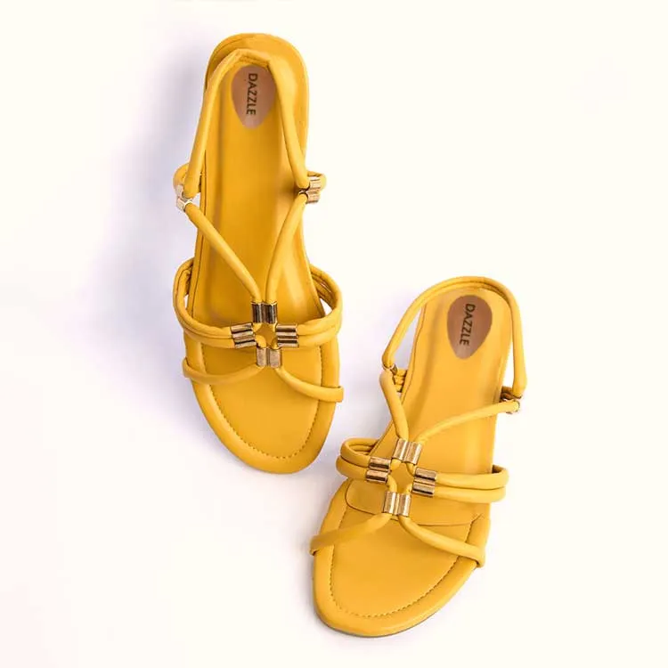Dazzle By Sarah - Fable (Mustard) Shoes