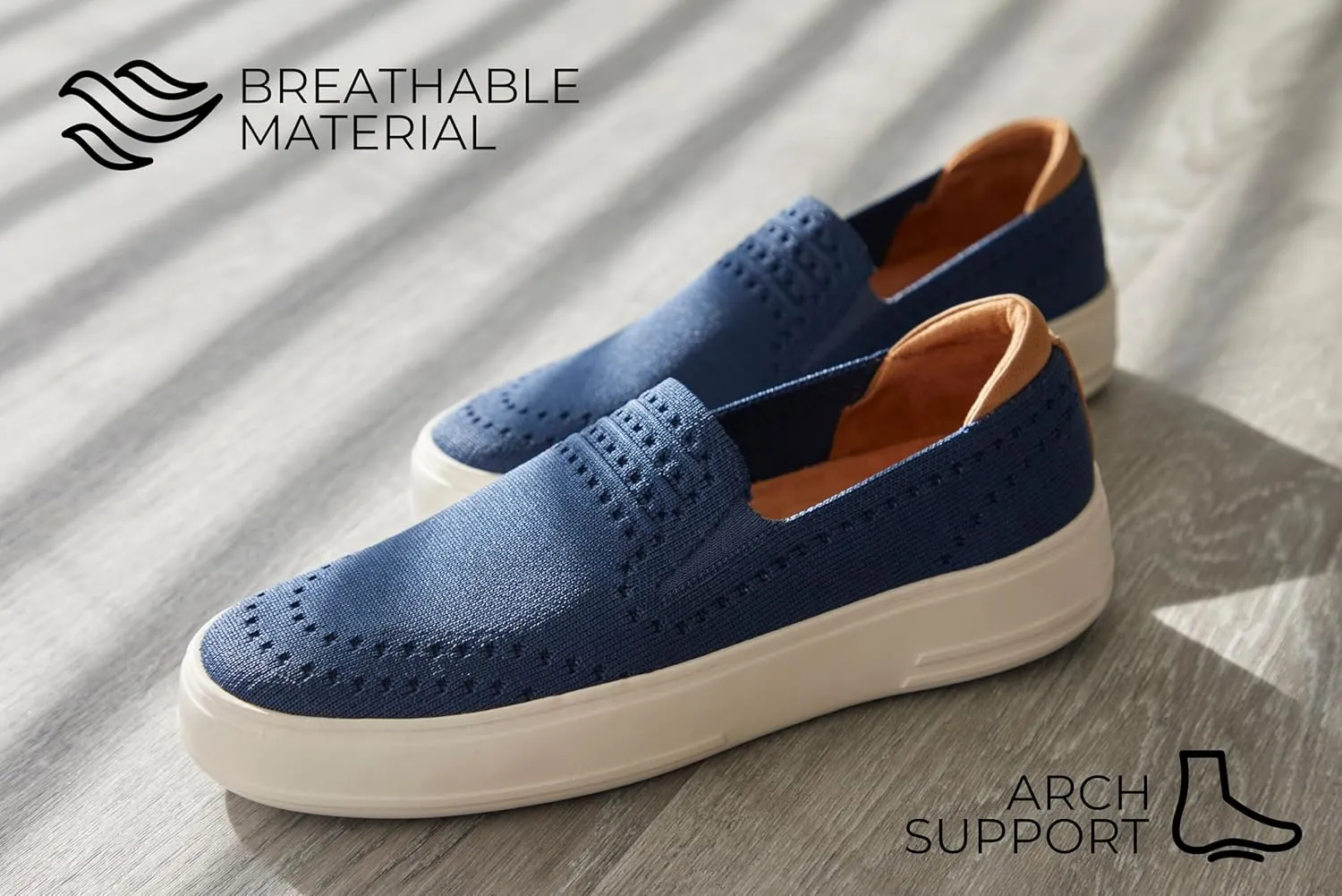 Dearfoams Women's Slip-On Lightweight Comfortable Sophie Loafer