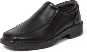 Deer Stags Boys' Greenpoint Jr Slip On Youth Dress Shoes Loafers for Church, Formal, School Uniform / Black / 1 Little Kid / Medium