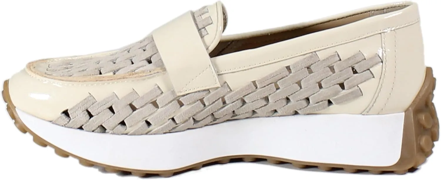 Diba True Womens Koi Pond Platform Sneakers Shoes Casual - Off White