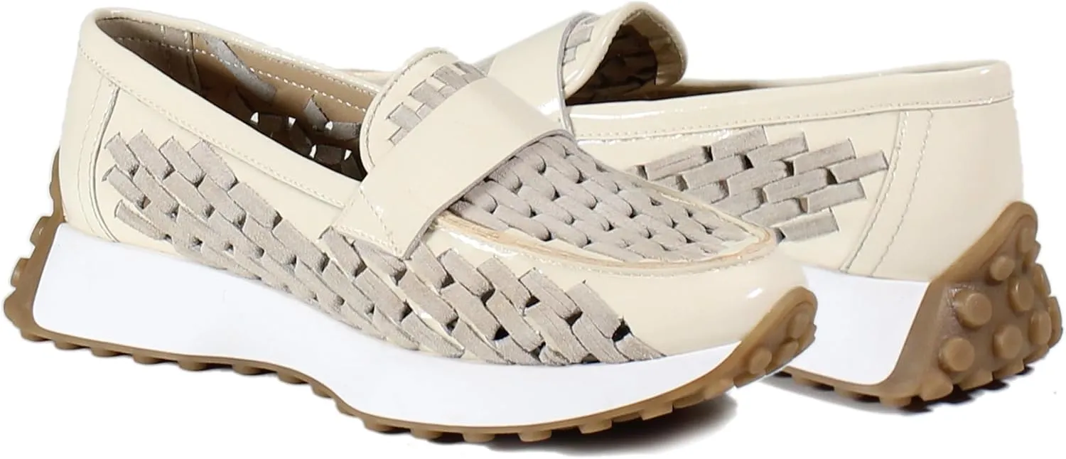 Diba True Womens Koi Pond Platform Sneakers Shoes Casual - Off White