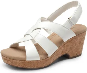 DREAM PAIRS Women's Wedge Sandals Comfortable Open Toe Platform Casual Dressy Cork Summer Dress Shoes