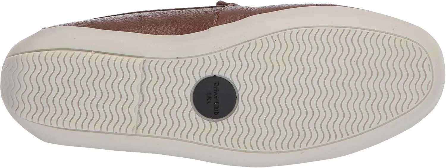 Driver Club USA Unisex-Child Kids Leather Fashion Luxury Driving Loafer with Venetian Detail