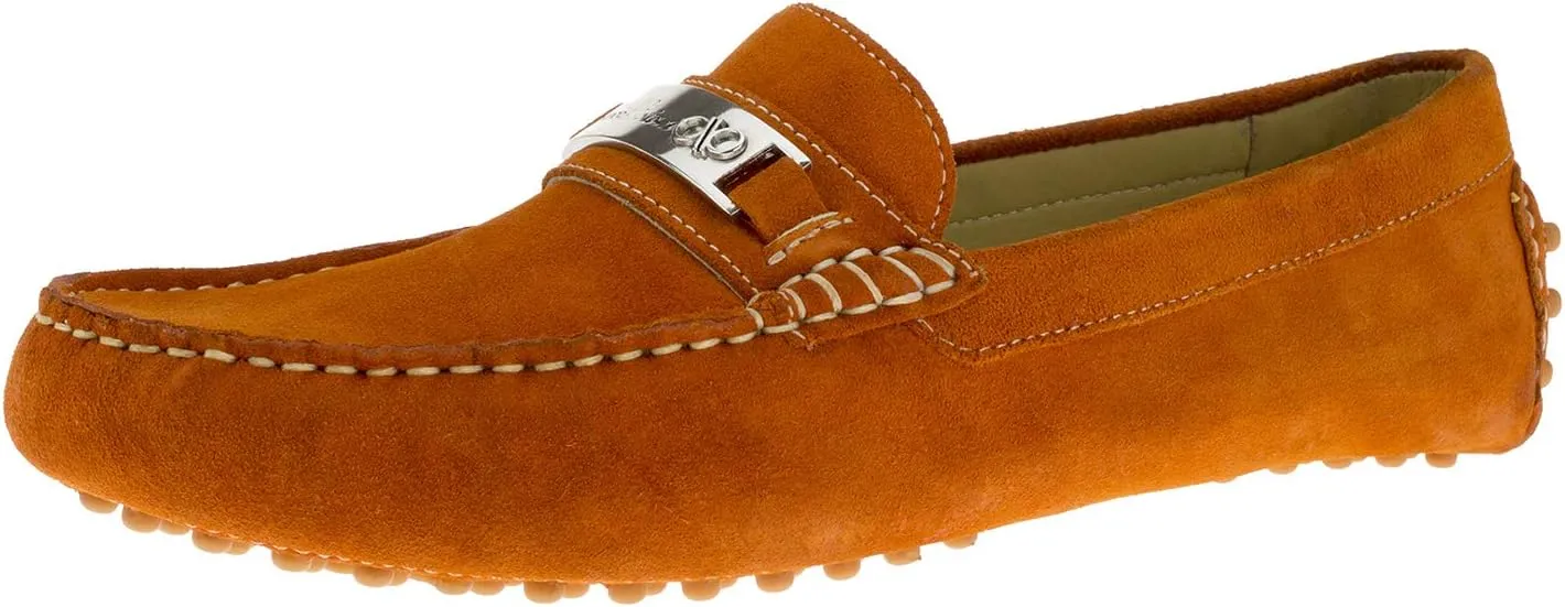 DTI BB Signature Drefinno Mens Suede Leather Shoes Slip-On Driving Shoe Loafer