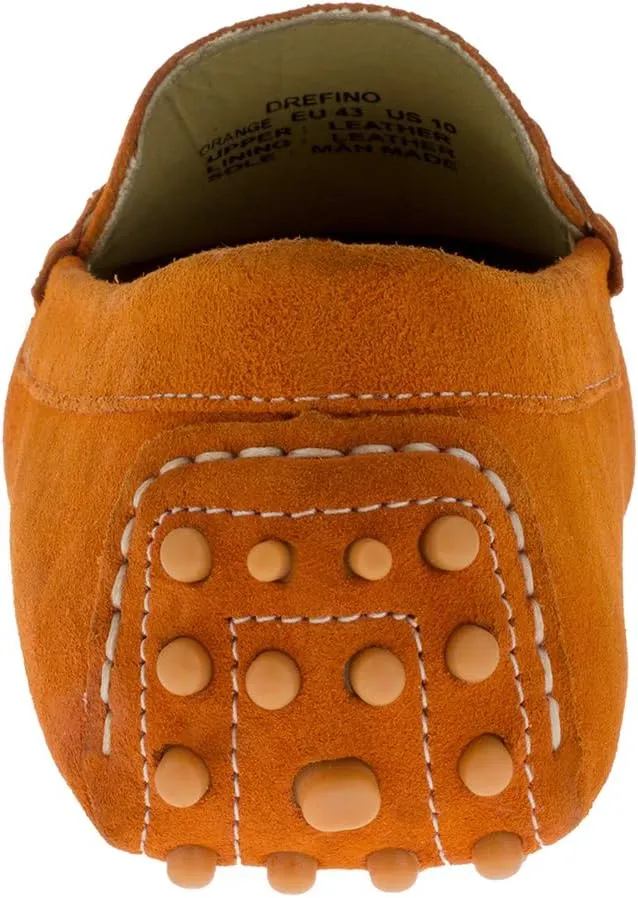 DTI BB Signature Drefinno Mens Suede Leather Shoes Slip-On Driving Shoe Loafer