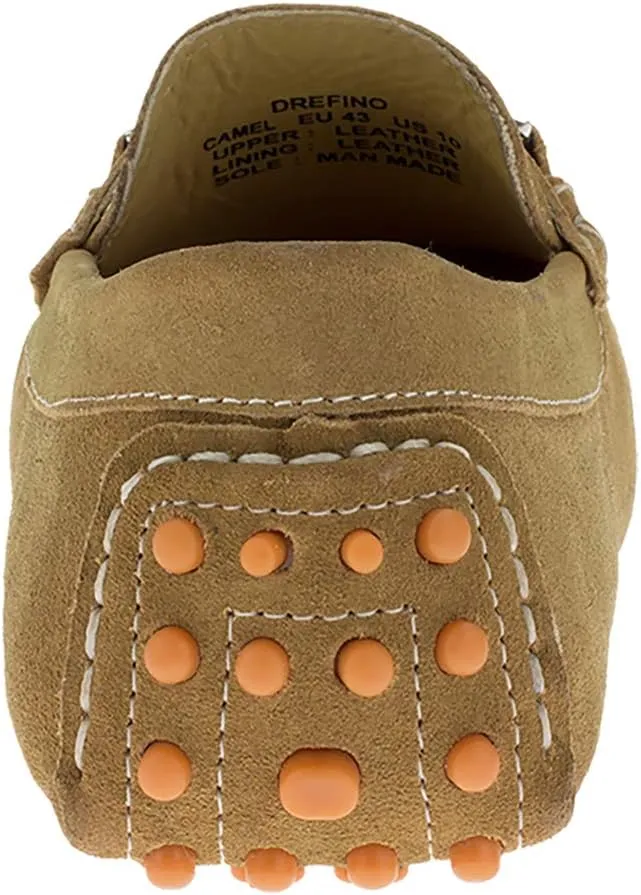 DTI BB Signature Drefinno Mens Suede Leather Shoes Slip-On Driving Shoe Loafer