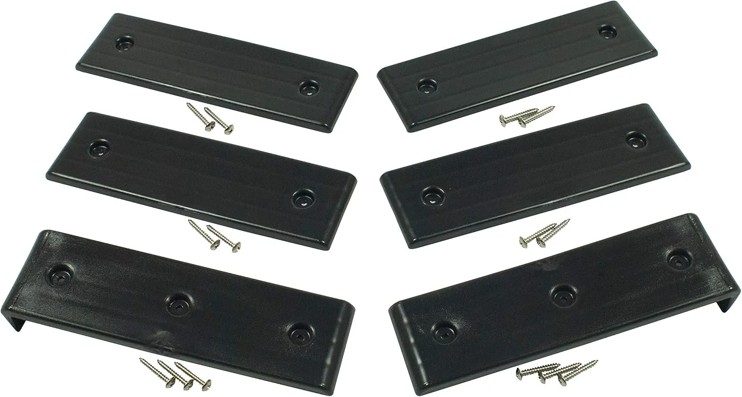 E-Z Slide Boat Trailer Slides and Bunkenders for 4” bunks – in Black or White