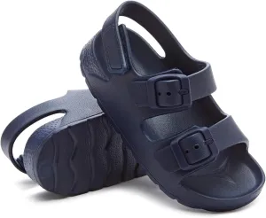 EasyStar Boys and Girls Lightweight Dual-Adjustable Sandal Buckles With Hook and Loop Heel Closure