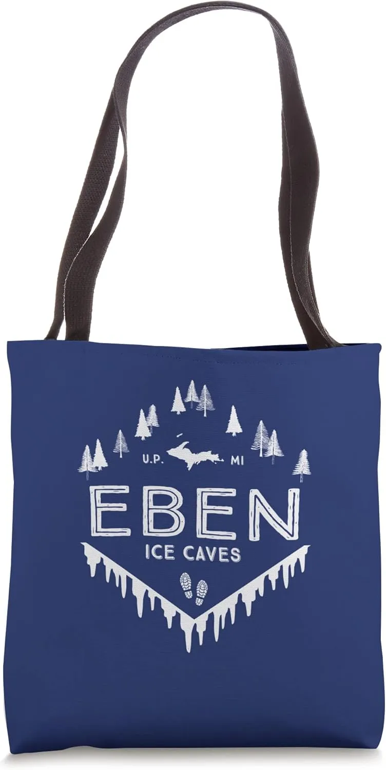 Eben Ice Caves Upper Peninsula Michigan Lake Superior Tote Bag
