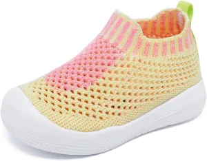 Engtoy Baby Shoes Boys Girls Walking Shoes Infant Lightweight Breathable Mesh Shoes Baby Sock Shoes Non-Slip Shoes with Soft Rubber Sole Sneaker