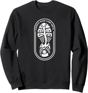Everest Base Camp Trek Nepal Trekking Boot Print Hiking Sweatshirt