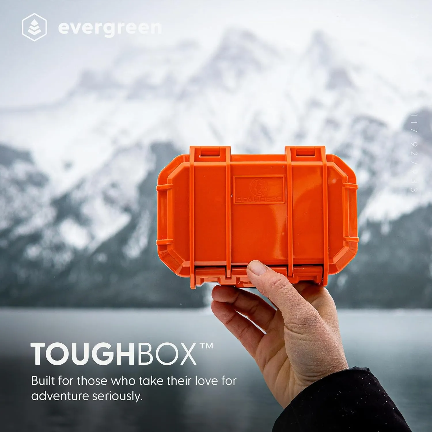 Evergreen 52 Waterproof Dry Box Protective Case - Travel Safe/Mil Spec/USA Made - for Cameras, Camping, Fishing, Hiking, Traveling, Water Sports, Knives, Survival (Blue)