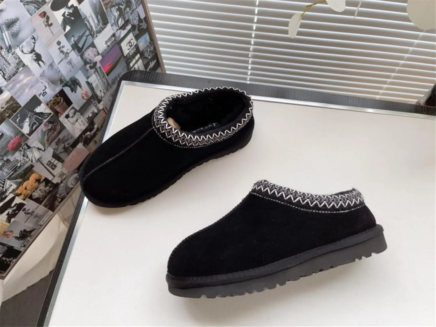 Fashion Winter plush platform Short Ankle boots for kids Fur Fleece Lined slippers girl boy warm Outdoor indoor House anti slip trend Mini boots little kids big kids