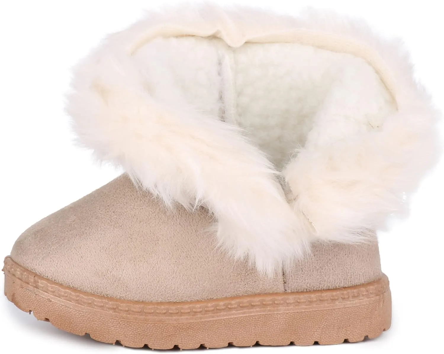 Femizee Girls Boys Warm Winter Boots Kids Outdoor Snow Boots(Toddler/Little Kid)
