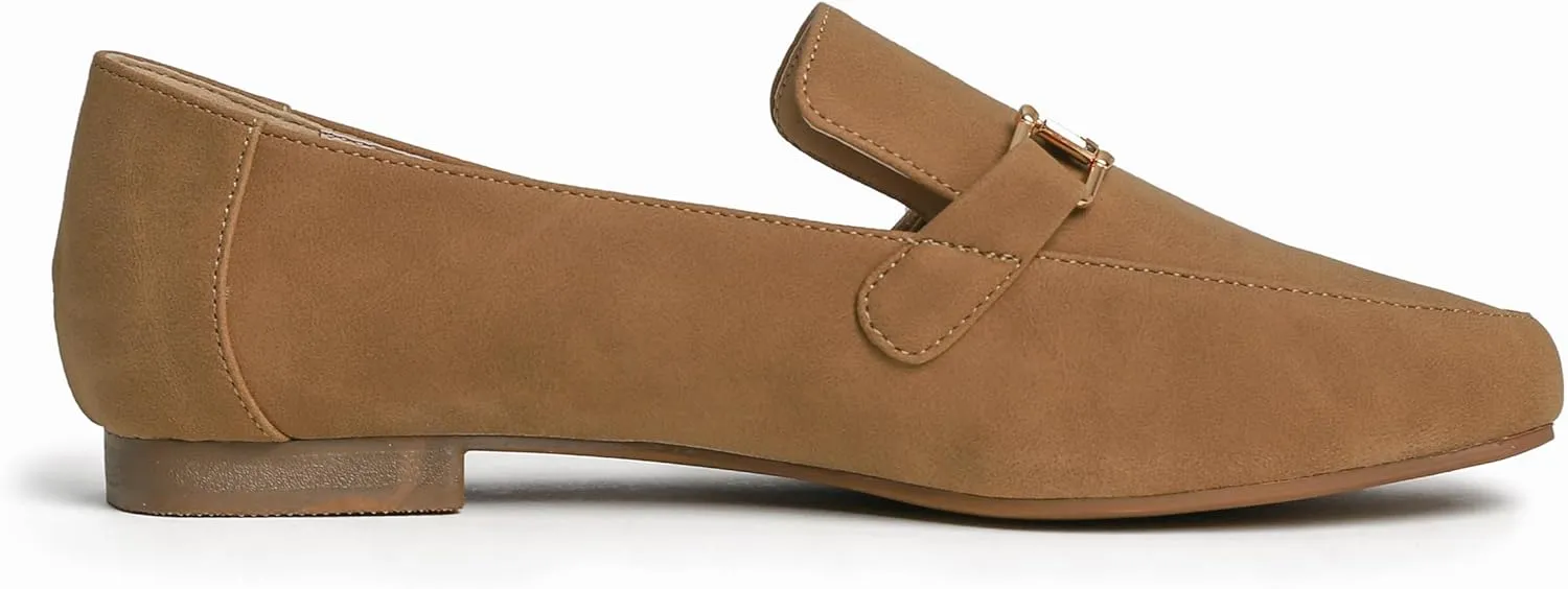 Feversole Women's Fashion Trim Deco Loafer Slippers
