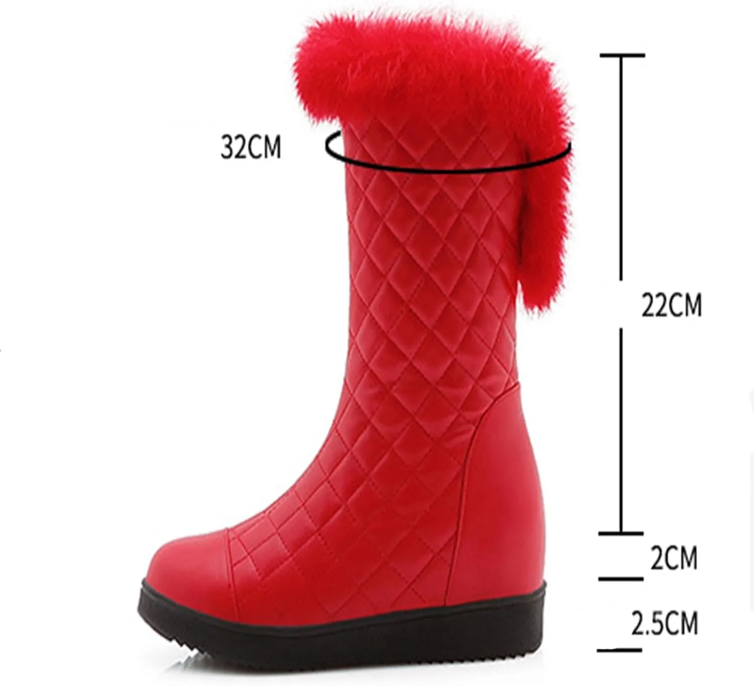 Flat Zip Up Snow Boots, Round Toe Velvet Ankle Boots V-Neck Raw Edge Windproof Straight Boots Patent Leather Waterproof and Non-Slip Winter Boots for Women