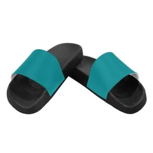 Flip-Flop Sandals, Teal Green Women's Slides