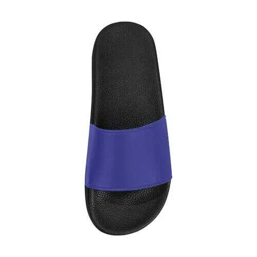 Flip-Flop Sandals, Violet Blue Women's Slides
