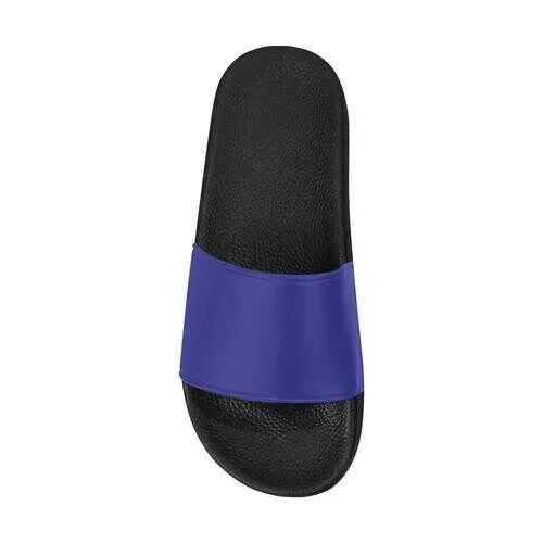 Flip-Flop Sandals, Violet Blue Women's Slides