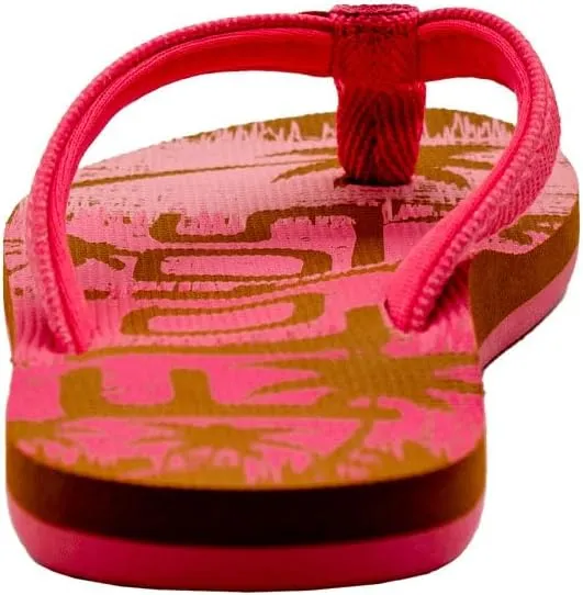 Flojos Elmira Kid's Sandal, Textured Faux Leather Upper W/Fabric Liner