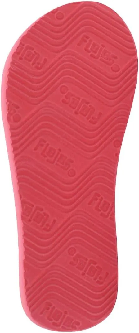 Flojos Elmira Kid's Sandal, Textured Faux Leather Upper W/Fabric Liner