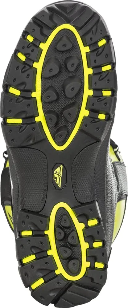 Fly Racing Marker Snow Boot (Black/Grey/Hi-Vis, 9)