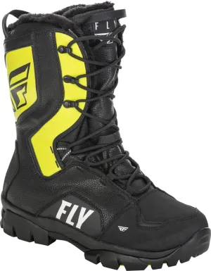 Fly Racing Marker Snow Boot (Black/Grey/Hi-Vis, 9)