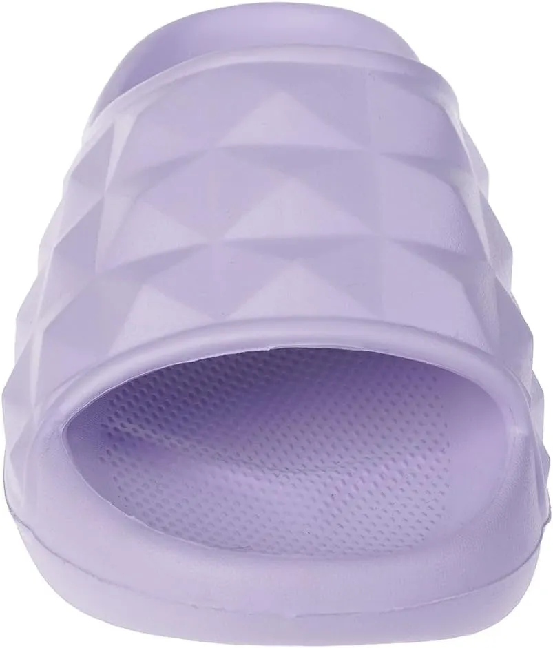 Foamwalk Women's EVA and Textured Slide Sandals - EVA Slide Sandal for Women
