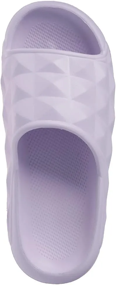 Foamwalk Women's EVA and Textured Slide Sandals - EVA Slide Sandal for Women