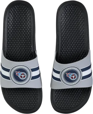 FOCO NFL Raised Stripe Slide Sandal
