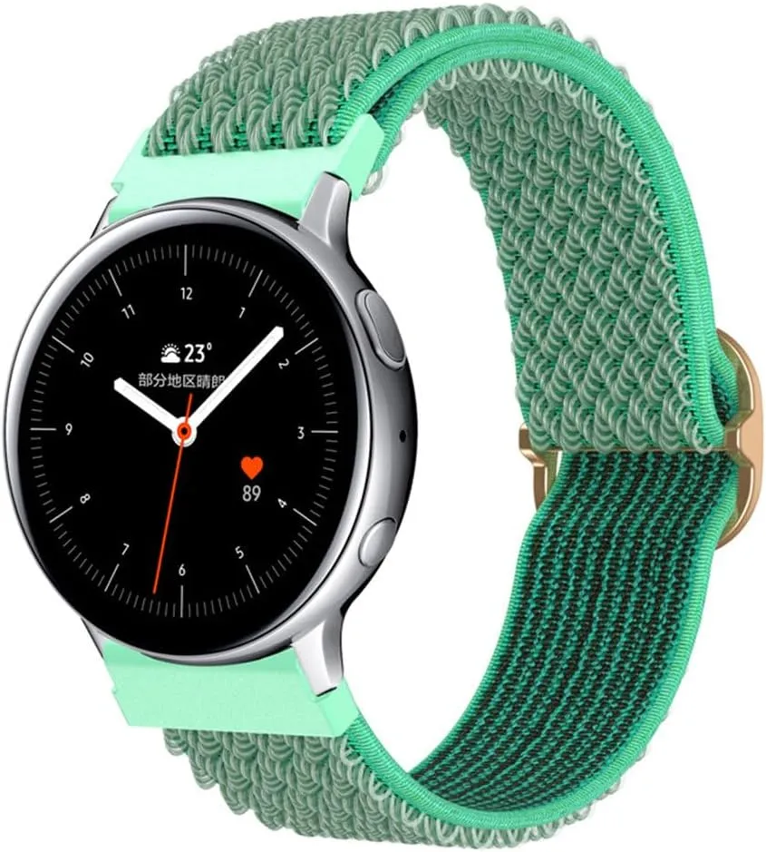 For Samsung watch strapFor Samsung nylon woven watch strap 20/22mm watch strap wave pattern watch strap viscose