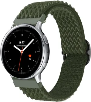 For Samsung watch strapFor Samsung nylon woven watch strap 20/22mm watch strap wave pattern watch strap viscose