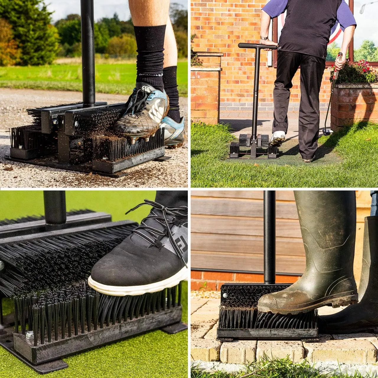 FORZA Boot Scrubber | Heavy-Duty Outdoor Shoe Scraper Brush – Size & Style Options
