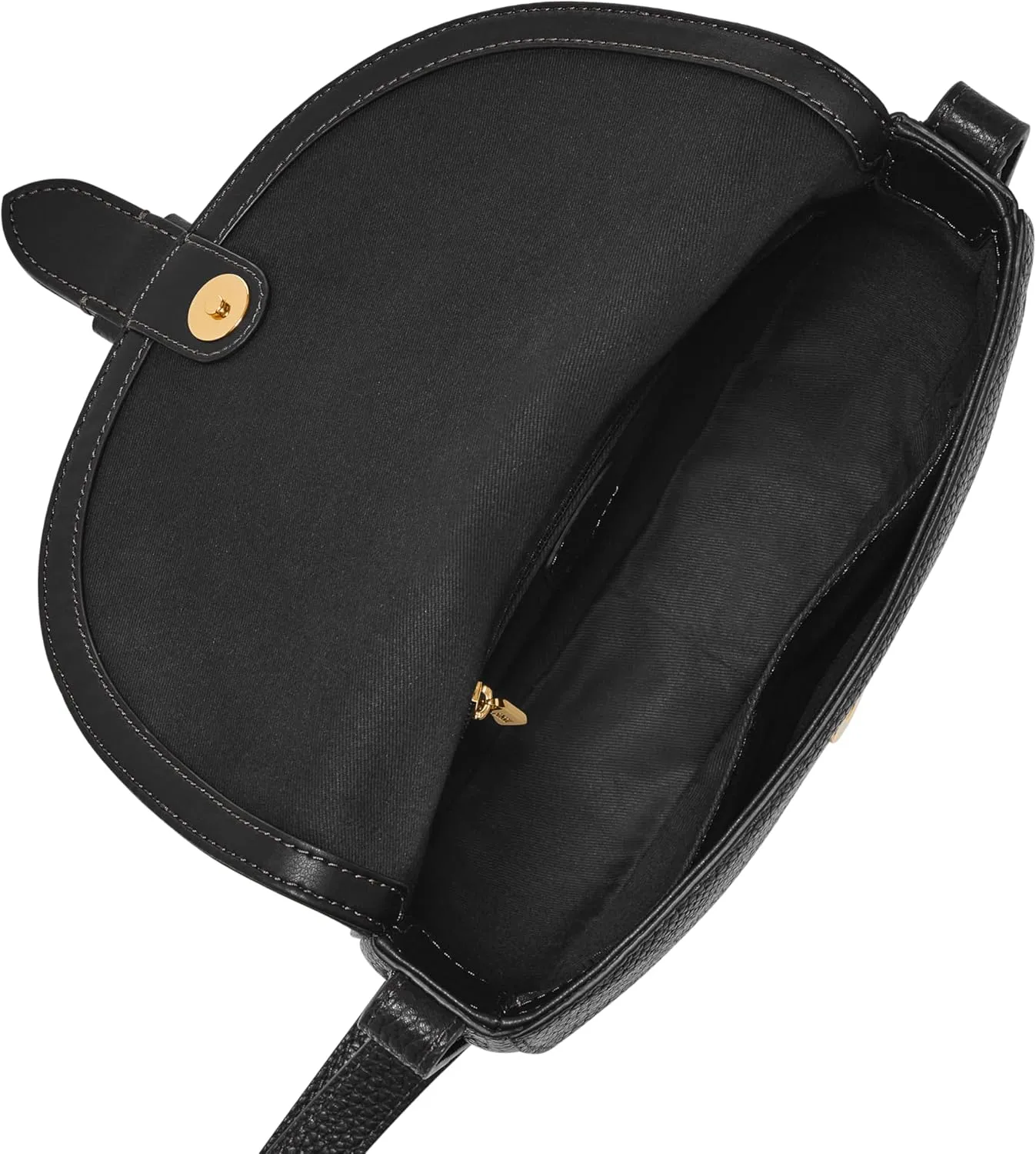 Fossil Women's Everleigh Leather Flap Crossbody Purse Handbag