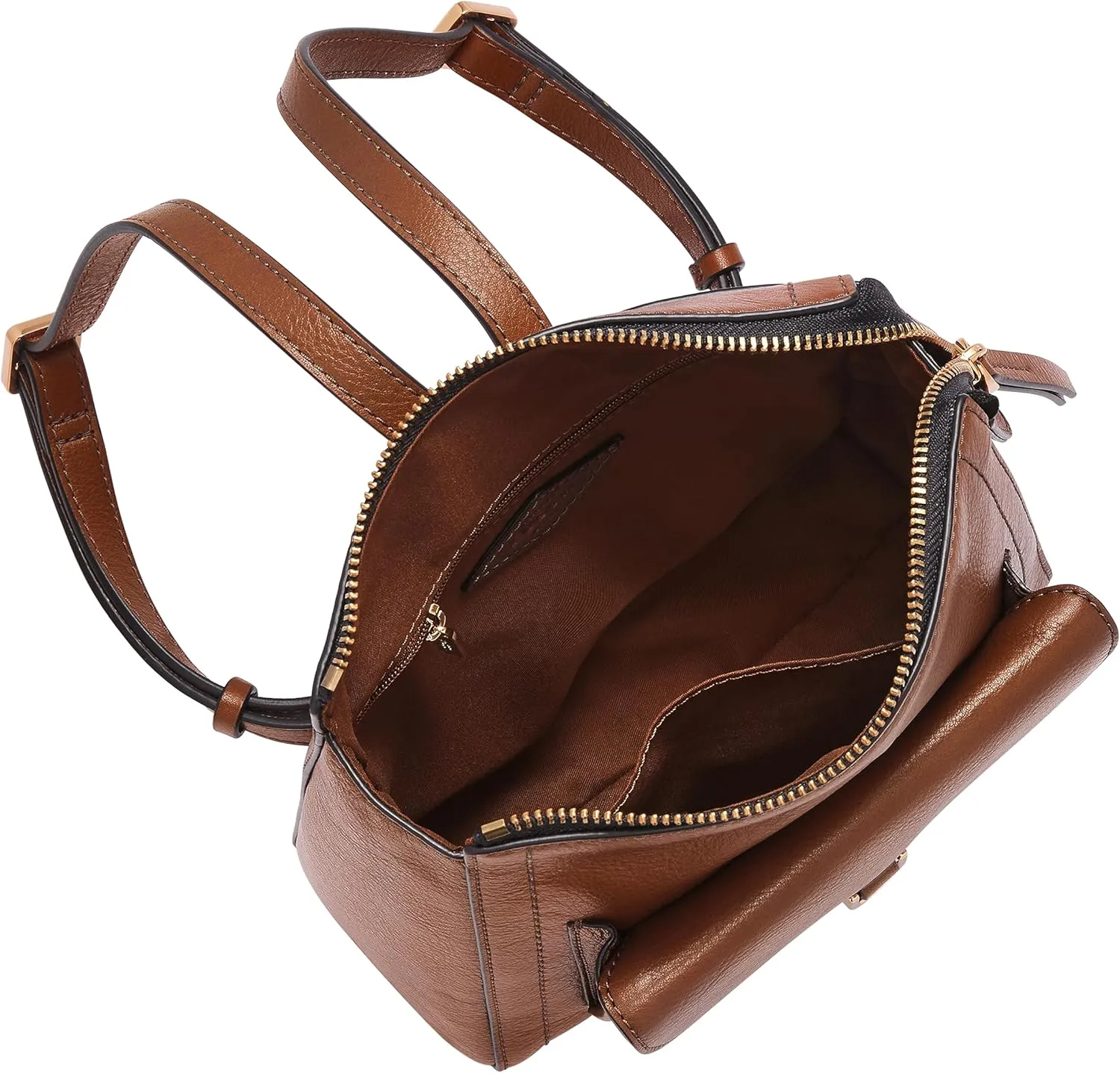 Fossil Women's Parker Leather Convertible Backpack Purse Handbag for Women
